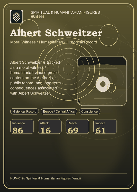 Albert Schweitzer card preview.