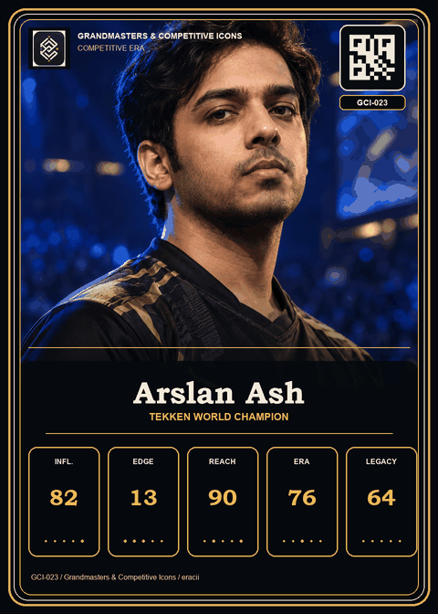 Arslan Ash individual eracii card front.