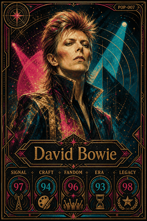 David Bowie card preview.