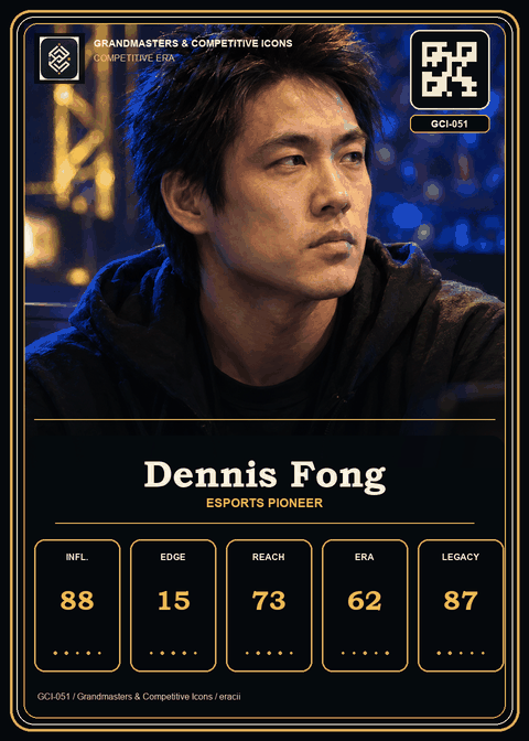 Dennis Fong individual eracii card front.