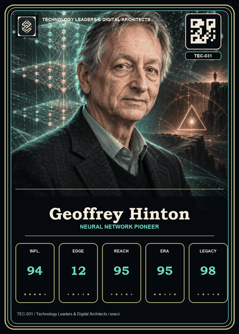 Geoffrey Hinton individual eracii card front.