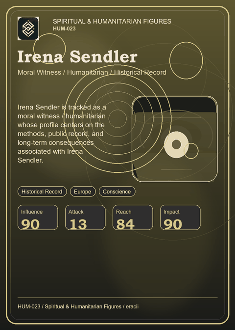 Irena Sendler card preview.