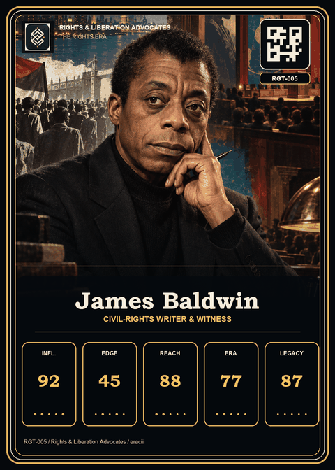 James Baldwin card preview.