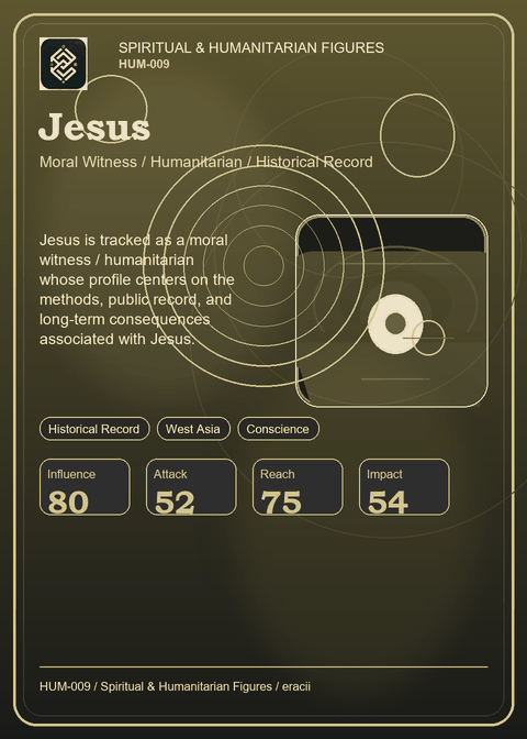 Jesus individual eracii card front.