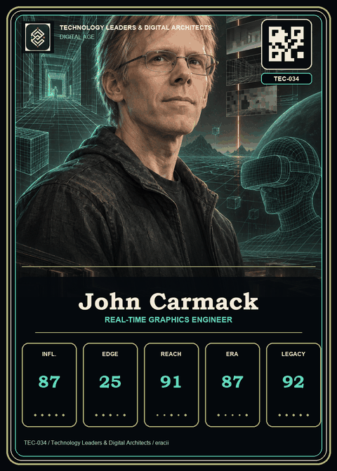 John Carmack individual eracii card front.