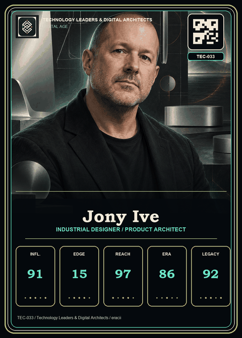 Jony Ive individual eracii card front.