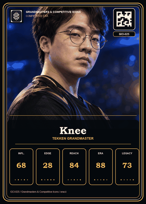 Knee individual eracii card front.