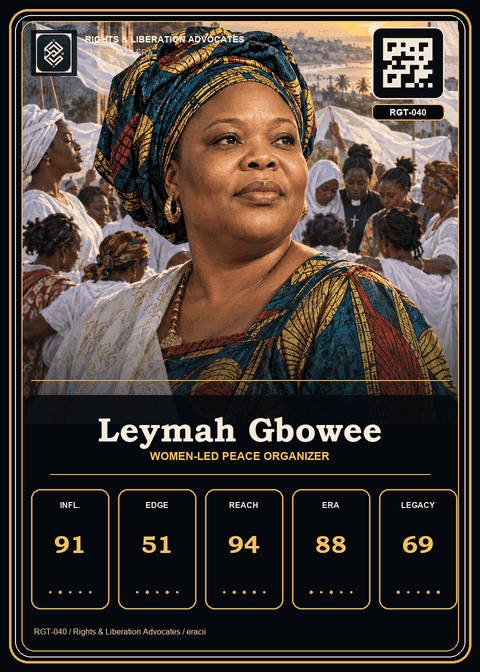Leymah Gbowee individual eracii card front.
