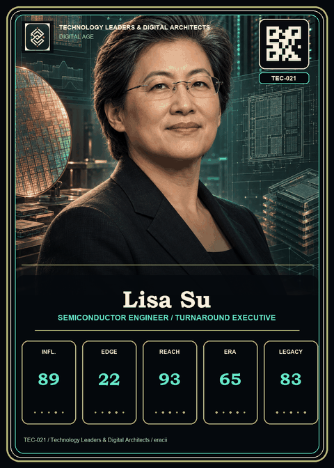 Lisa Su individual eracii card front.
