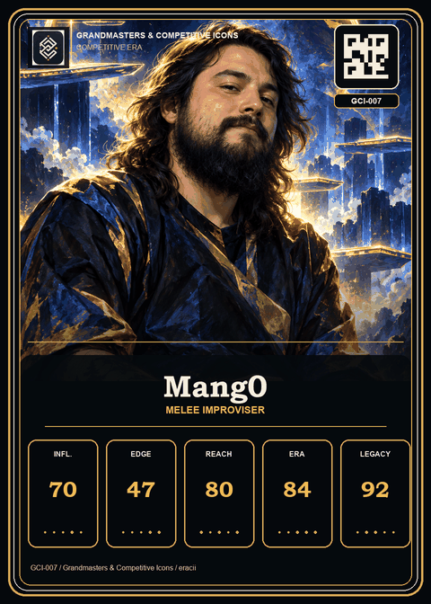 Mang0 individual eracii card front.