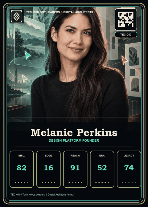 Melanie Perkins individual eracii card front.