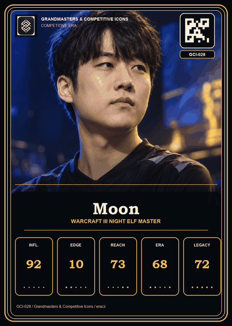 Moon individual eracii card front.