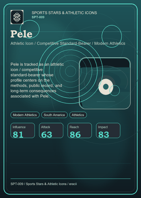 Pele individual eracii card front.
