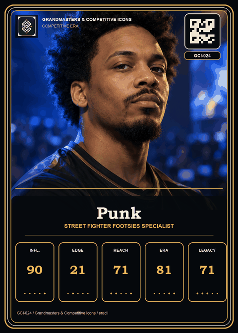 Punk individual eracii card front.