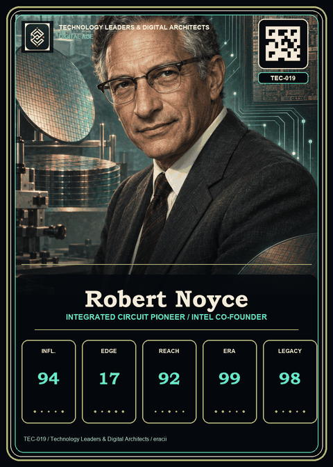 Robert Noyce individual eracii card front.