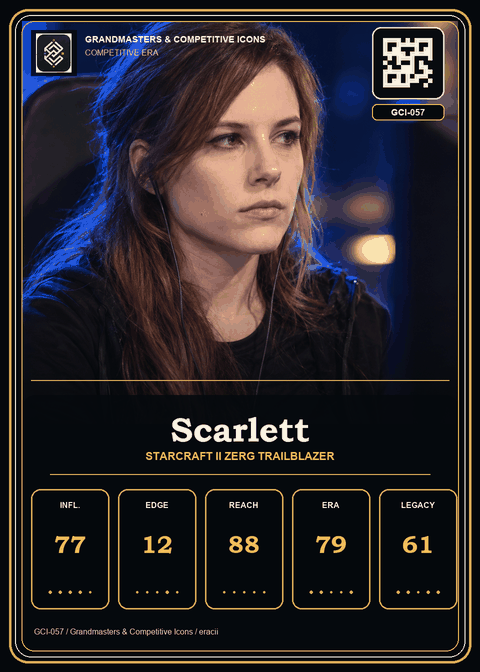 Scarlett individual eracii card front.