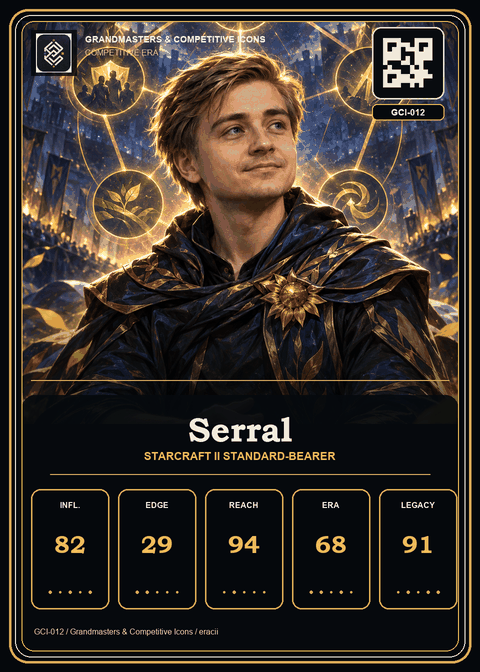 Serral individual eracii card front.
