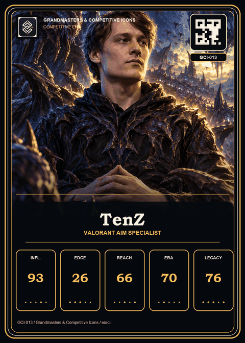 TenZ individual eracii card front.