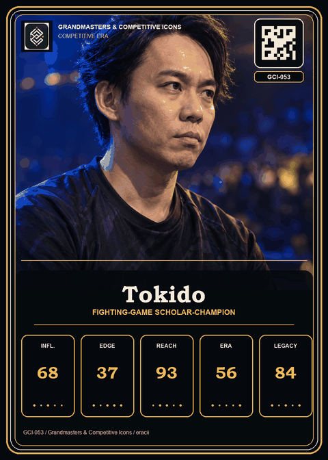Tokido individual eracii card front.