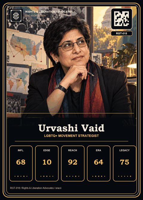 Urvashi Vaid individual eracii card front.
