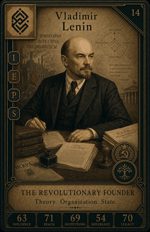 Vladimir Lenin card preview.