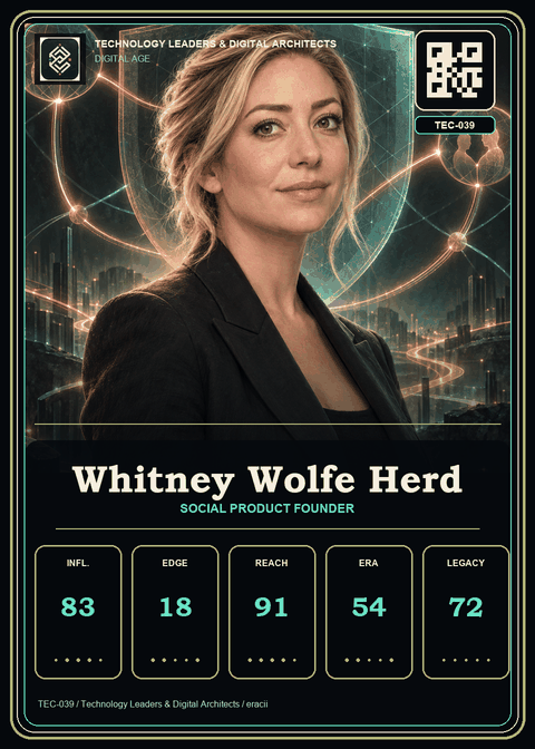 Whitney Wolfe Herd individual eracii card front.