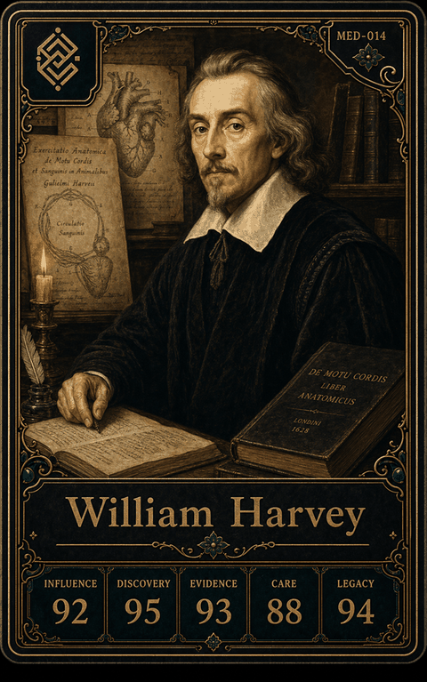 William Harvey card preview.