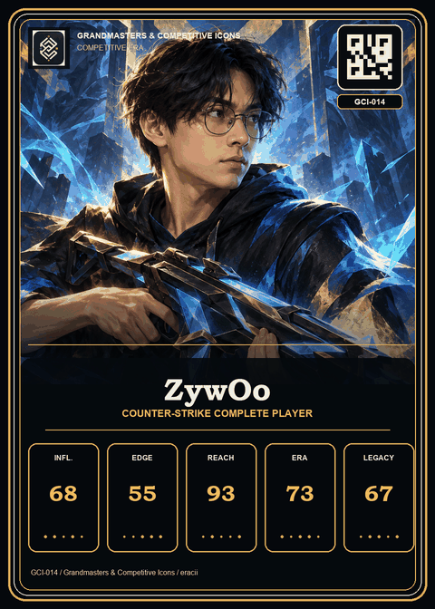 ZywOo individual eracii card front.
