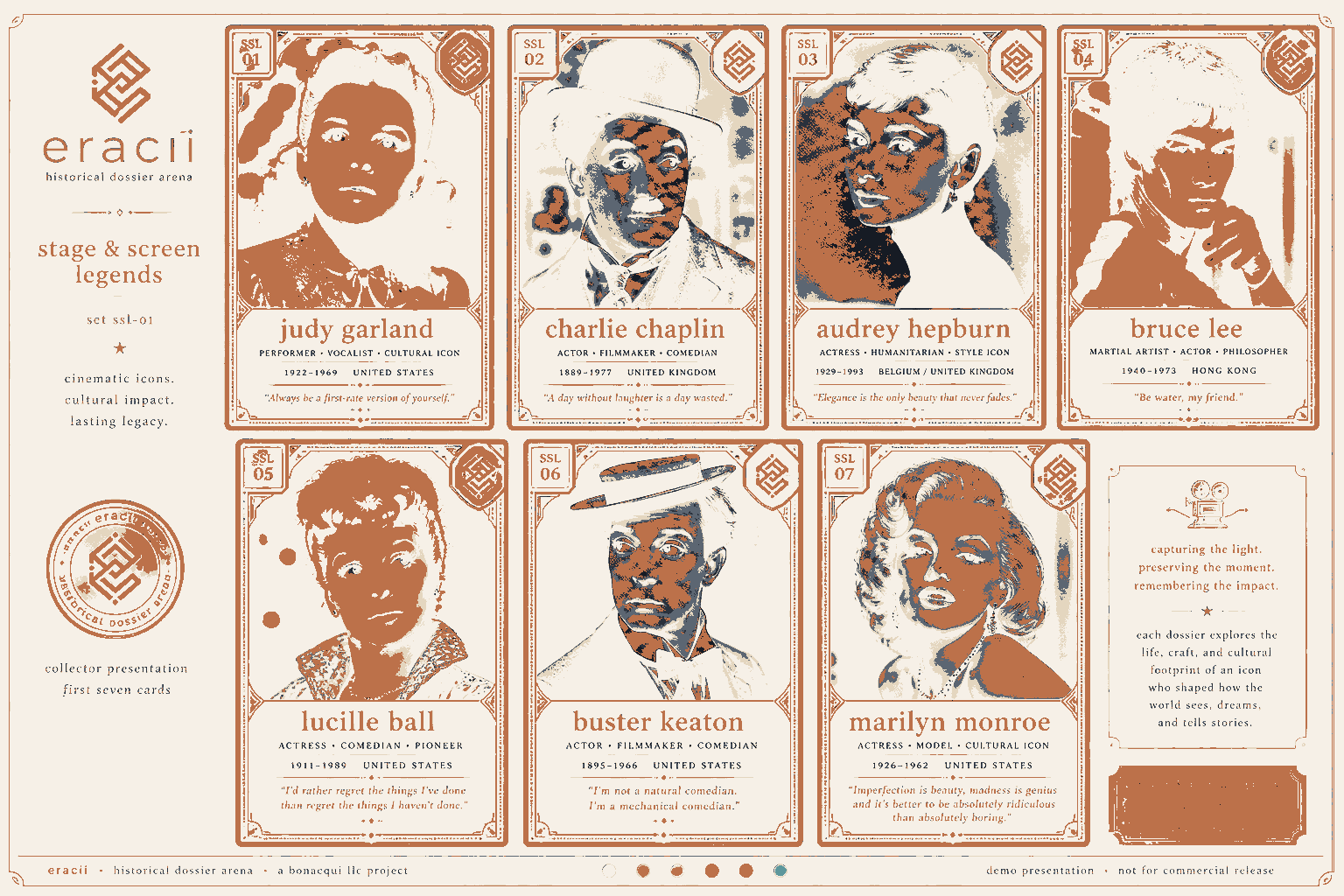 Stage & Screen Legends board
